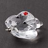 Transparent Acrylic Rhinestone Big Pendants TACR-P002-01A-4