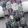 Natural Fluorite Carved Beads Strands G-L634-O02-02-7