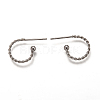 Non-Tarnish 304 Stainless Steel Stud Earring Findings X-STAS-L252-001P-2