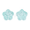 Transparent Spray Painted Glass Beads LS-GLAA-N035-029-C01-1