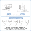 HOBBIESAY Iron Chain Extender IFIN-HY0001-04P-2