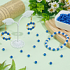 Spray Painted ABS Plastic Imitation Pearl Beads OACR-PA0001-38A-01-4