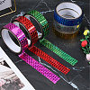 50M Laser Shining Bopp Plastic Scrapbook Decorative Adhesive Tapes AJEW-WH20002-57A-02-4