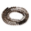 Natural Smoky Quartz Beads Strands G-Q002-B02-01-3