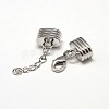Zinc Alloy Ends with Iron Chains PALLOY-N0091-02P-3