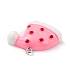 Resin Pendants RESI-O010-35-2