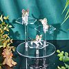 3-Tier Transparent Acrylic Model Toy Assembled Holders ODIS-WH0034-06B-5