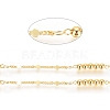 3.28 Feet Brass Handmade Beaded Chains X-CHC-G006-07G-3