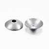 Tarnish Resistant 201 Stainless Steel Bead Caps STAS-H376-123-2