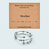 304 Stainless Steel Rotating Cuff Rings FS-WG14209-04-1