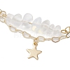 Opalite Chip Multi-Strand Bracelet Sets BJEW-JB10500-03-3