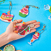 Ice Cream Cake Dessert DIY Diamond Painting Pendant Decoration Kits DIY-TA0010-76-7