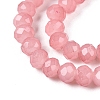 Baking Paint Imitation Jade Glass Bead Strands DGLA-A034-J4MM-A31-3
