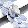 Natural Blue Lace Agate Beads Strands G-H006-A01-02-1
