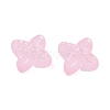 Frosted Transparent Acrylic Beads X1-OACR-P029-09B-01-3