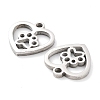 Non-Tarnish 316 Surgical Stainless Steel Charms STAS-Q314-09P-2