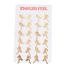 304 Stainless Steel Stud Earrings EJEW-E241-06A-3