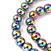 Non-magnetic Synthetic Hematite Beads Strands X-G-S096-10mm-5-4