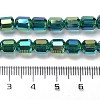 Electroplate Glass Beads Strands EGLA-D030-19F-4