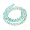 Transparent Painted Glass Beads Strands DGLA-A034-T3mm-A16-5