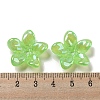 AB Color Plated Acrylic Beads X-OACR-G034-01B-3