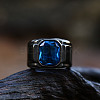 Alloy with Glass Finger Rings for Men FS-WG2A945-21-1