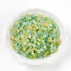 Frosted Transparent Acrylic Beads OACR-N137-72H-1