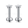 Star Stainless Steel Internally Threaded Labrets WG955BE-03-1