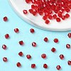 Imitation Austrian Crystal Beads SWAR-F022-4x4mm-208-2