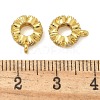Brass Micro Pave Cubic Zirconia Tube Bails KK-U050-08G-2