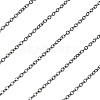 Brass Coated Iron Flat Cable Chains CH-TAC0007-01B-3