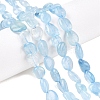 Natural Aquamarine Beads Strands X-G-R445-8x10-36-1