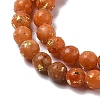 Assembled Natural Dolomite and Synthetic Opal Beads Strands G-Q017-G06-01B-1-5