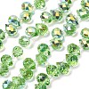 Electroplate Glass Beads Strands EGLA-D030-17E-1