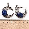Dyed Natural Lapis Lazuli Pendants G-L602-01R-13-3