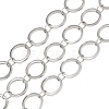 304 Stainless Steel Ring Link Chains CHS-G044-05P-1