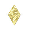 Textured 201 Stainless Steel Pendants STAS-A069-04G-2