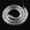 Transparent Glass Beads Strands GLAA-N028-4x8mm-01-2