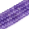 Dyed Natural White Jade Beads Strands X-G-T139-59A-08-4