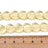 Transparent Glass Beads Strands GL-CBA7A17-03A-04-3