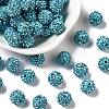 Pave Disco Ball Beads X1-RB-A130-10mm-3-1