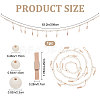 Wood Beaded Garlands AJEW-WH0042-96-2