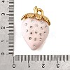 304 Stainless Steel Acrylic Pendants STAS-E549-03G-02-3