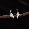 Stainless Steel Small Animal Stud Earrings for Women PW-WG5B49B-30-1