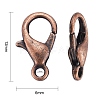 Zinc Alloy Lobster Claw Clasps E102-NFR-3