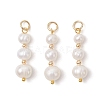 Natural Cultured Freshwater Pearl Pendants PALLOY-JF05145-1