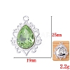 Glass Rhinestone Pendants FIND-WH0021-91S-011-1