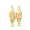 Rack Plating Brass Pendants X-KK-C021-06G-2