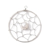 Natural Cultured Freshwater Pearl Pendants PALLOY-JF02653-02-1