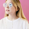 304 Stainless Steel EyeGlass Chains HJEW-TAC0040-7